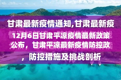 甘肃平凉疫情防控政策解读，最新政策公布与解读，全面应对疫情挑战